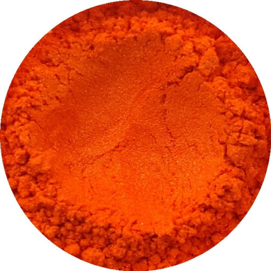 Poudre de mica cosmétique à l'orange clémentine