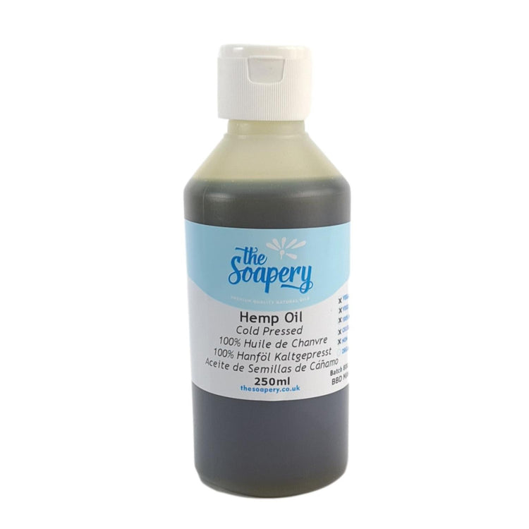 Hemp oil cold pressed virgin unrefined 250ml for skin and hair treatments