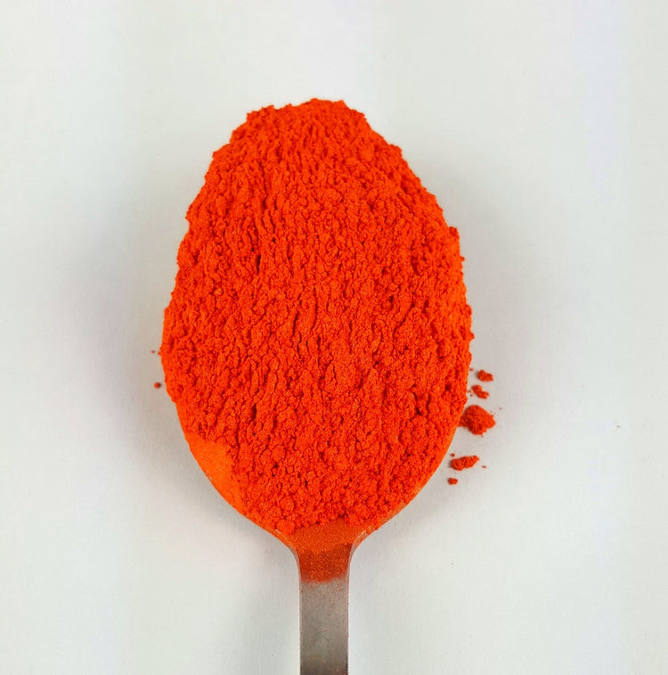 Poudre de mica cosmétique orange coucher de soleil